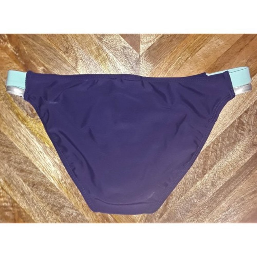 ARIZONA Navy Blue Colorful Tie-Dye Triangle String Y2K Bikini Set - Size S - Picture 9 of 11